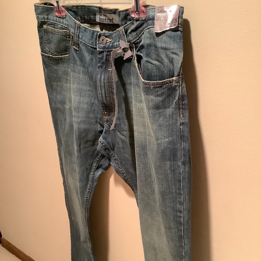 NWT Men’s Lee low slim boot cut jeans